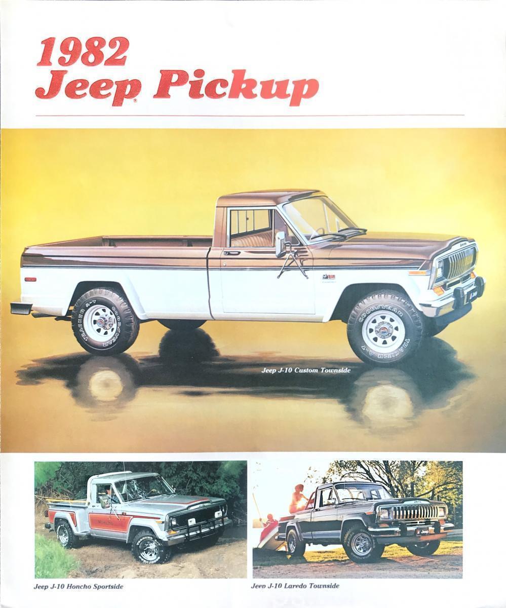 קטלוג ג'יפ פיקאפ 1982